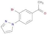 1-(3-Bromo-4-(1H-pyrazol-1-yl)phenyl)ethanone