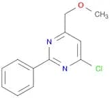 4-CHLORO-6-(METHOXYMETHYL)-2-PHENYLPYRIMIDINE