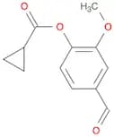 4-Formyl-2-methoxyphenyl cyclopropanecarboxylate