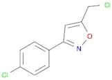 5-(CHLOROMETHYL)-3-(4-CHLOROPHENYL)ISOXAZOLE