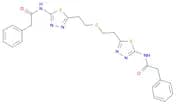Bis-2-(5-phenylacetamido-1,3,4-thiadiazol-2-yl)ethyl sulfide