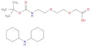 Dicyclohexylamine 2,2-dimethyl-4-oxo-3,8,11-trioxa-5-azatridecan-13-oate