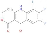 Ethyl 6,7,8-trifluoro-4-oxo-1,4-dihydroquinoline-3-carboxylate