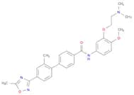 N-(3-(2-(Dimethylamino)ethoxy)-4-methoxyphenyl)-2'-methyl-4'-(5-methyl-1,2,4-oxadiazol-3-yl)-[1,1'…