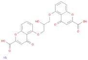 4H-1-Benzopyran-2-carboxylicacid, 5,5'-[(2-hydroxy-1,3-propanediyl)bis(oxy)]bis[4-oxo-, sodium sal…