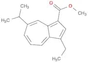 1-Azulenecarboxylic acid, 3-ethyl-7-(1-methylethyl)-, methyl ester