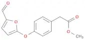 METHYL 2-[4-[(5-FORMYL-2-FURYL)OXY]PHENYL]ACETATE