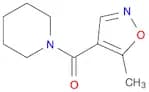 1-((5-Methyl-4-isoxazolyl)carbonyl)piperidine