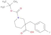 1,3-Piperidinedicarboxylicacid, 3-[(4-fluorophenyl)methyl]-, 1-(1,1-dimethylethyl) ester