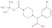 1-Piperazineaceticacid, a-(3-bromophenyl)-4-[(1,1-dimethylethoxy)carbonyl]-