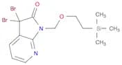 3,3-Dibromo-1-((2-(trimethylsilyl)ethoxy)methyl)-1H-pyrrolo[2,3-b]pyridin-2(3H)-one