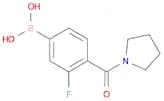 (3-Fluoro-4-(pyrrolidine-1-carbonyl)phenyl)boronic acid