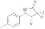 1-((4-Fluorophenyl)carbamoyl)cyclopropanecarboxylic acid