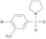 1-(4-Bromo-3-methylphenylsulfonyl)pyrrolidine