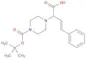 1-Piperazineaceticacid, 4-[(1,1-dimethylethoxy)carbonyl]-a-[(1E)-2-phenylethenyl]-