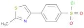 4-(2-METHYL-1,3-THIAZOL-4-YL)BENZENESULFONYL CHLORIDE
