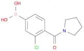 (3-Chloro-4-(pyrrolidine-1-carbonyl)phenyl)boronic acid