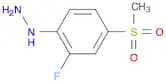 2-Fluoro-4-(methylsulphonyl)phenylhydrazine