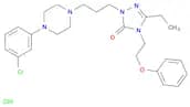 2-[3-[4-(3-chlorophenyl)-1-piperazinyl]propyl]-5-ethyl-2,4-dihydro-4-(2-phenoxyethyl)-3h-1,2,4-tri…