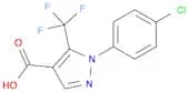 2-(4-CHLOROPHENYL)-3-(TRIFLUOROMETHYL)PYRAZOLE-4-CARBOXYLIC ACID