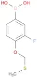 3-FLUORO-4-(METHYLTHIOMETHOXY)PHENYLBORONIC ACID