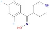 (Z)-(2,4-Difluorophenyl)(piperidin-4-yl)methanone oxime