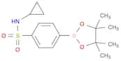 N-Cyclopropyl-4-(4,4,5,5-tetramethyl-1,3,2-dioxaborolan-2-yl)benzenesulfonamide