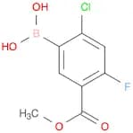 2-Chloro-4-fluoro-5-(methoxycarbonyl)phenylboronic acid