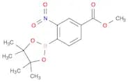4-Methoxycarbonyl-2-nitrophenylboronic acid, pinacol ester