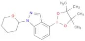 1-(oxan-2-yl)-4-(tetramethyl-1,3,2-dioxaborolan-2-yl)-1H-indazole