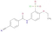 5-(4-Cyanobenzamido)-2-ethoxybenzene-1-sulfonyl chloride
