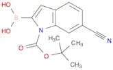 6-CYANO-1H-INDOL-2-YLBORONIC ACID, N-BOC PROTECTED 96