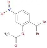 2-(Dibromomethyl)-5-nitrophenyl acetate