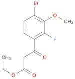 Ethyl 3-(4-bromo-2-fluoro-3-methoxyphenyl)-3-oxopropanoate