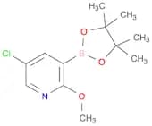 5-chloro-2-methoxy-3-(4,4,5,5-tetramethyl-1,3,2-dioxaborolan-2-yl)pyridine