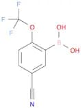 (5-Cyano-2-(trifluoromethoxy)phenyl)boronic acid