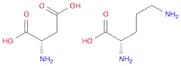 (S)-2,5-Diaminopentanoic acid compound with (S)-2-aminosuccinic acid (1:1)
