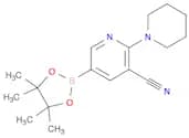 2-(Piperidin-1-yl)-5-(4,4,5,5-tetramethyl-1,3,2-dioxaborolan-2-yl)nicotinonitrile
