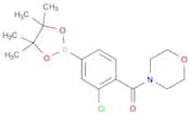 (2-Chloro-4-(4,4,5,5-tetramethyl-1,3,2-dioxaborolan-2-yl)phenyl)(morpholino)methanone