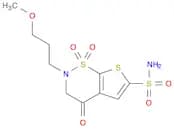 2-(3-Methoxypropyl)-4-oxo-3,4-dihydro-2H-thieno[3,2-e][1,2]thiazine-6-sulfonamide 1,1-dioxide