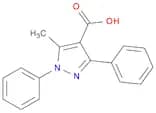 5-Methyl-1,3-diphenyl-1H-pyrazole-4-carboxylic acid