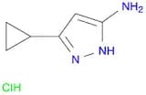 3-Cyclopropyl-1H-pyrazol-5-amine hydrochloride