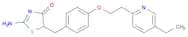 2-Amino-5-(4-(2-(5-ethylpyridin-2-yl)ethoxy)benzyl)thiazol-4(5H)-one