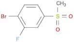 1-Bromo-2-fluoro-4-(methylsulfonyl)benzene