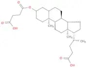 3-[(3-carboxypropanoyl)oxy]cholan-24-oic acid