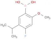 (4-Fluoro-5-isopropyl-2-methoxyphenyl)boronic acid