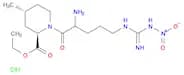 (2R,4R)-Ethyl 1-(2-amino-5-(3-nitroguanidino)pentanoyl)-4-methylpiperidine-2-carboxylate hydrochlo…