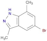 5-bromo-3,7-dimethyl-1H-indazole