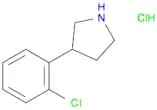 3-(2-CHLORO-PHENYL) PYRROLIDINE HCL