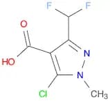 5-Chloro-3-(difluoromethyl)-1-methyl-1H-pyrazole-4-carboxylic Acid